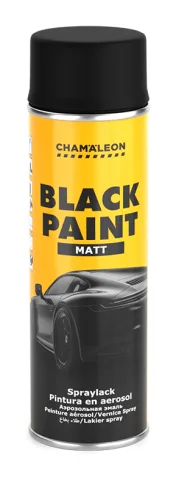 Aérosol acrylique Noir Mate 500 ml