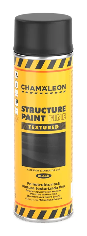 Peinture à structure fine en aérosol Noir 400 ml